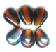 Half Rainbow Glass Beads - click here for large view